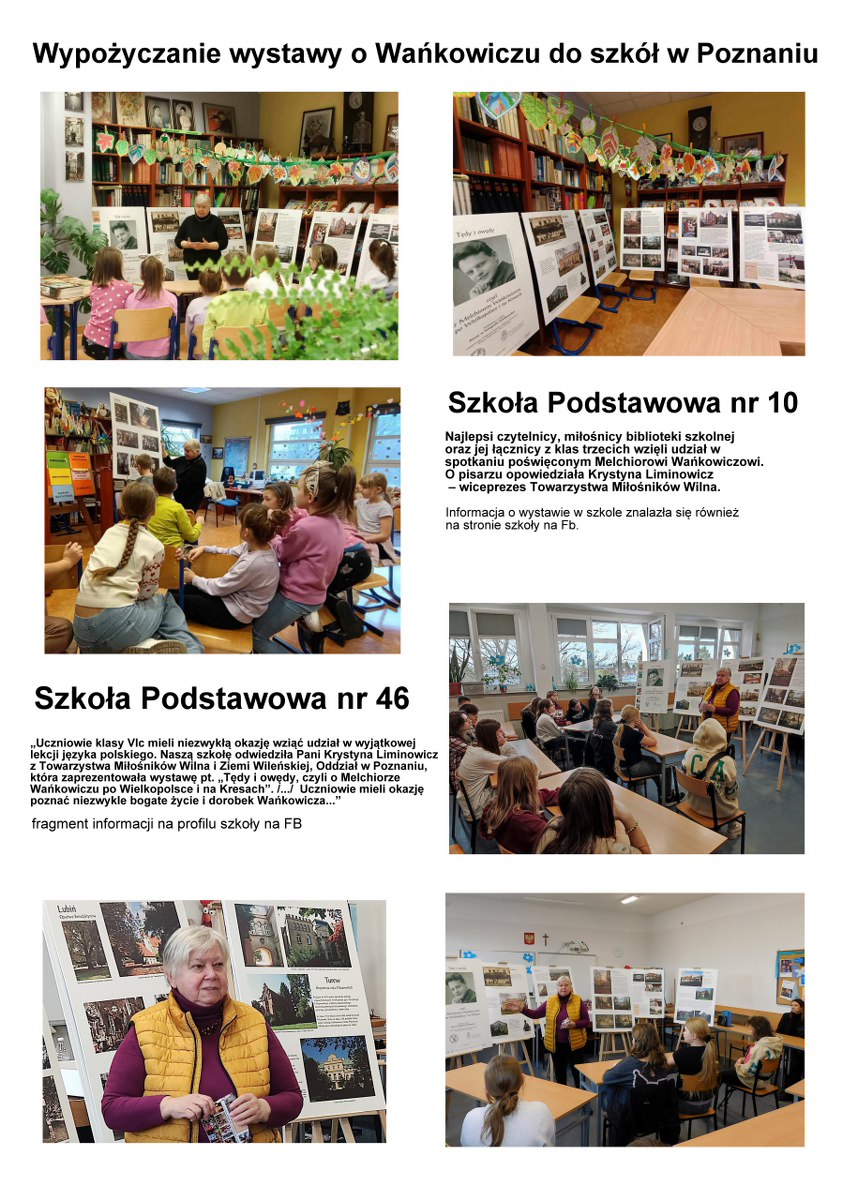 Wystawa o Wa�kowiczu w pozna�skich szko�ach