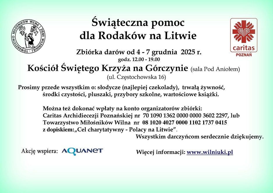 Zbi&oacute;rka dar&oacute;w 2025