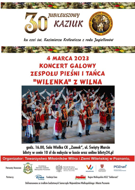 Kaziuk w Poznaniu 2023 Koncert Wilenki